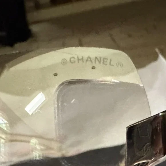 CHANEL Double CC Vintage Rare Silver Rimless Sunglasses - Picture 13 of 13
